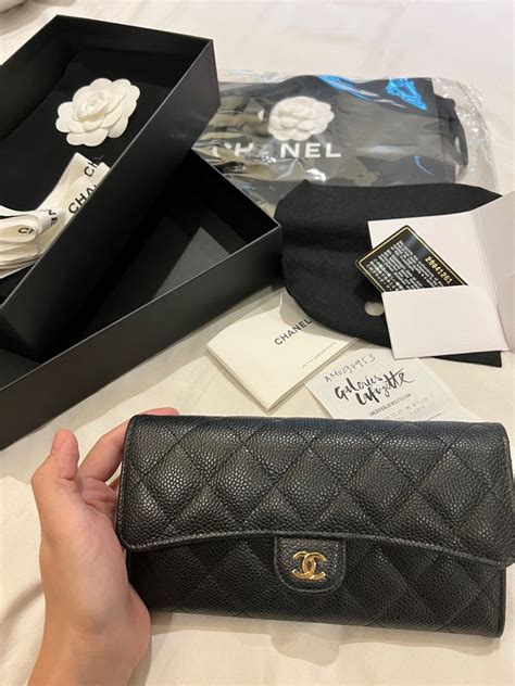 chanel wallet pics|Chanel long wallet price.